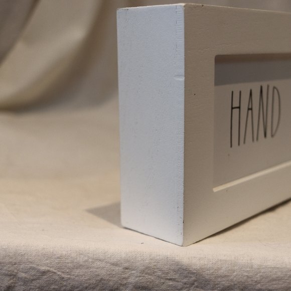 Rae Dunn Hand Sanitizer Wooden Sign Rustic Farmhouse Shelf Sitter Home Decor - Picture 6 of 7